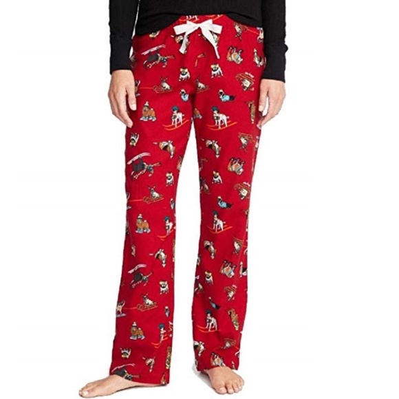 Old Navy Other - B2G1 Old Navy Holiday Dogs Red Flannel PJ Pants